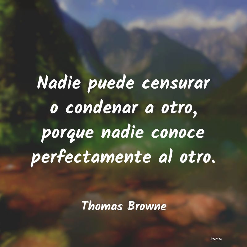 Frases de Thomas Browne