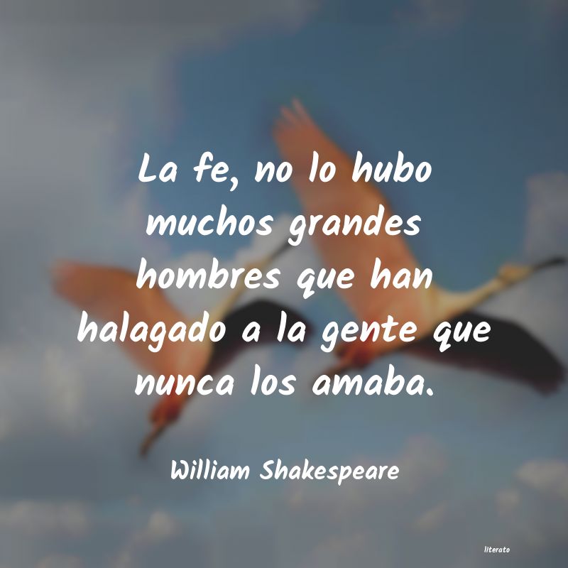 frases de William Shakespeare