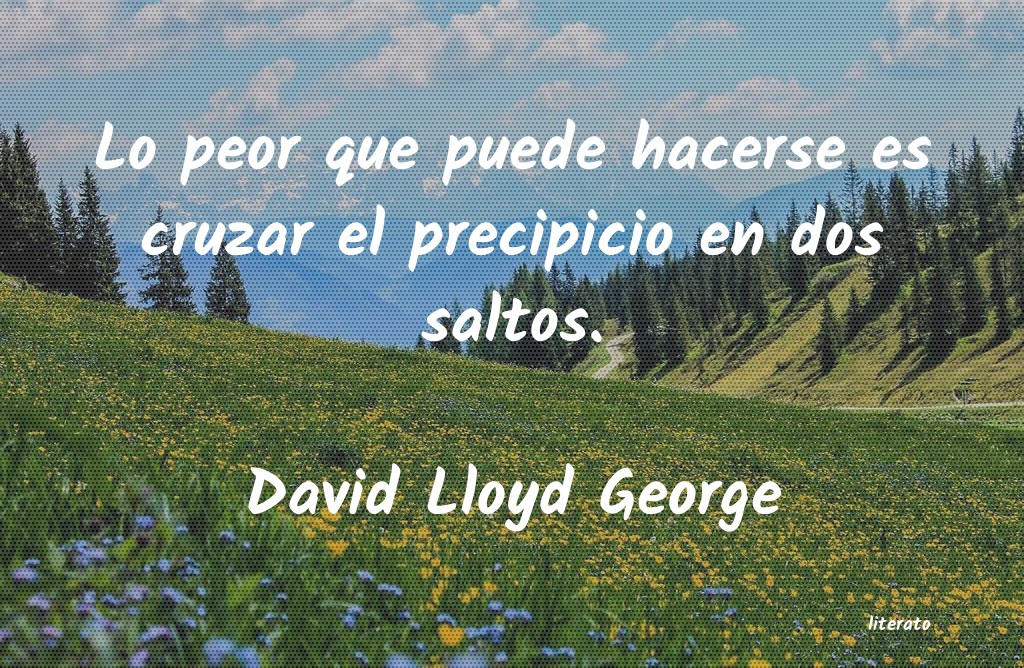 Frases de David Lloyd George