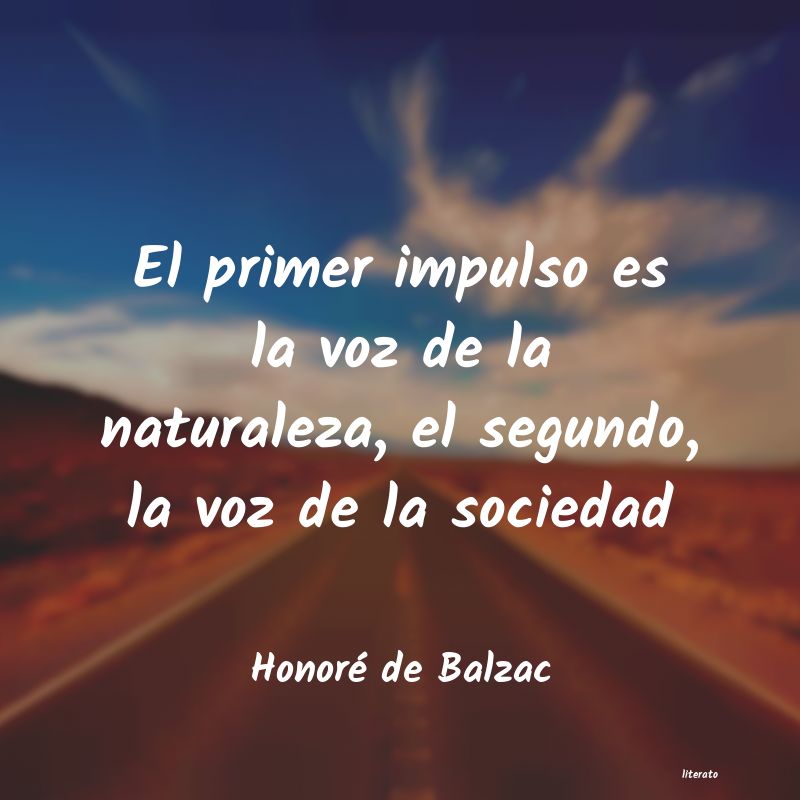 Frases de Honoré de Balzac