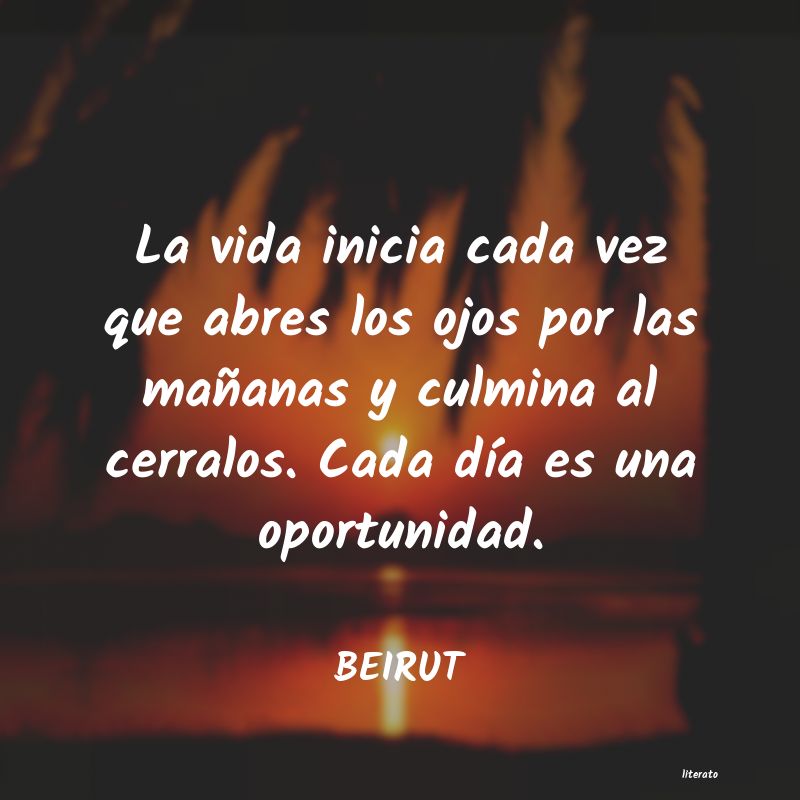 frases de BEIRUT