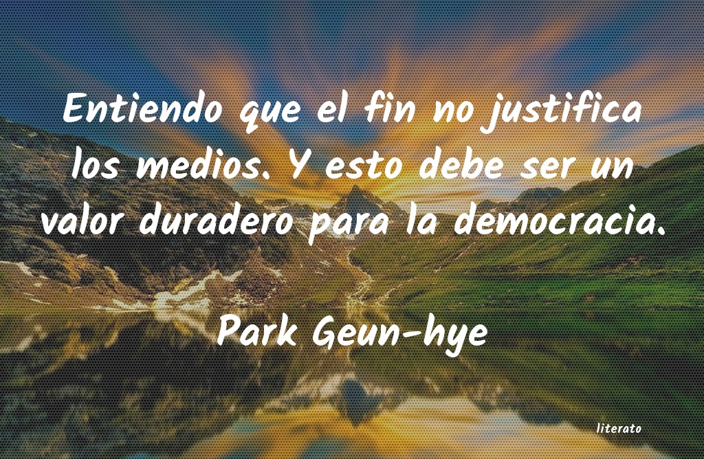 frases de Park Geun-hye