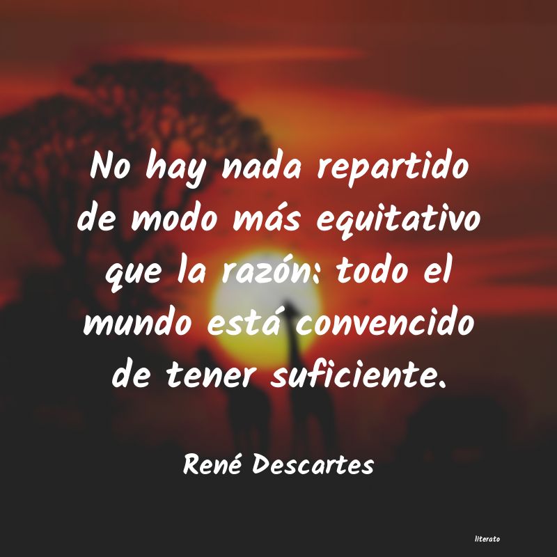 frases de René Descartes