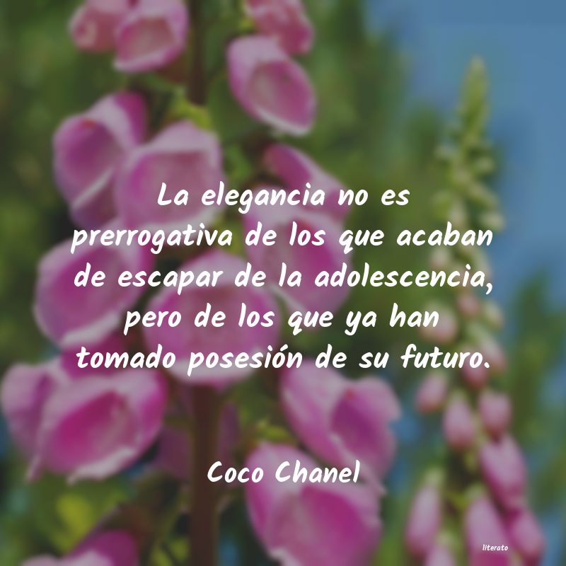 frases moda coco chanel