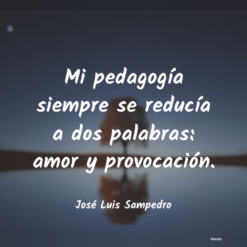 Frases de José Luis Sampedro