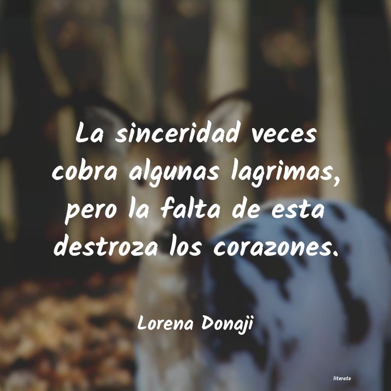 frases cortas sinceridad