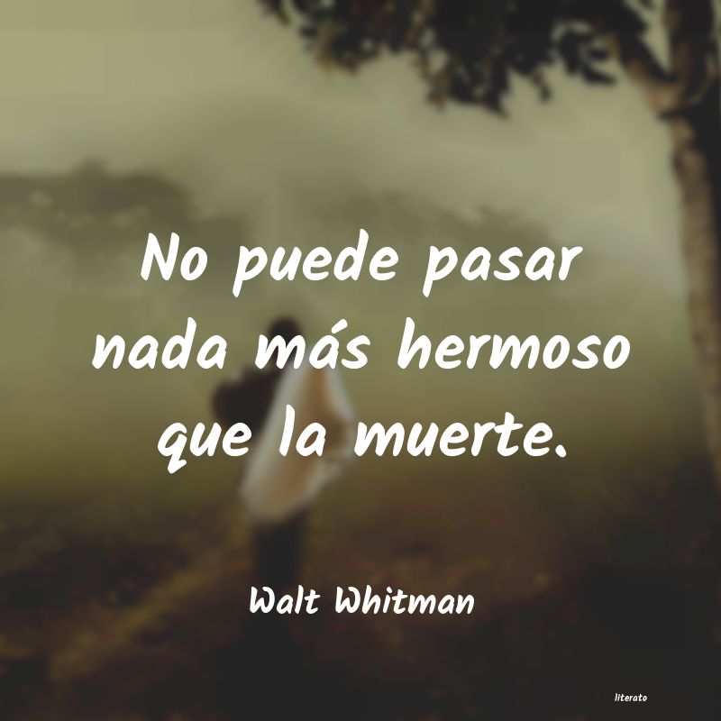 frases de Walt Whitman