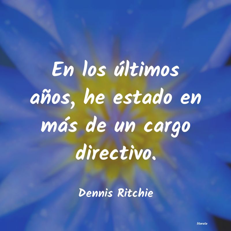 frases de Dennis Ritchie