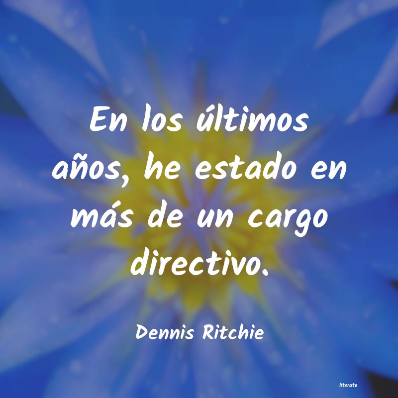 Frases de Dennis Ritchie