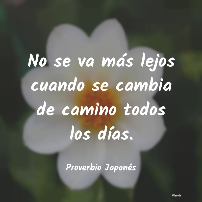 frases de Proverbio Japonés
