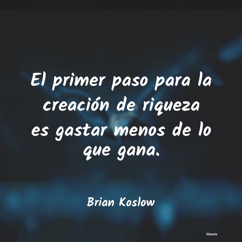 frases de Brian Koslow