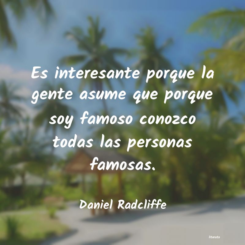 frases de Daniel Radcliffe