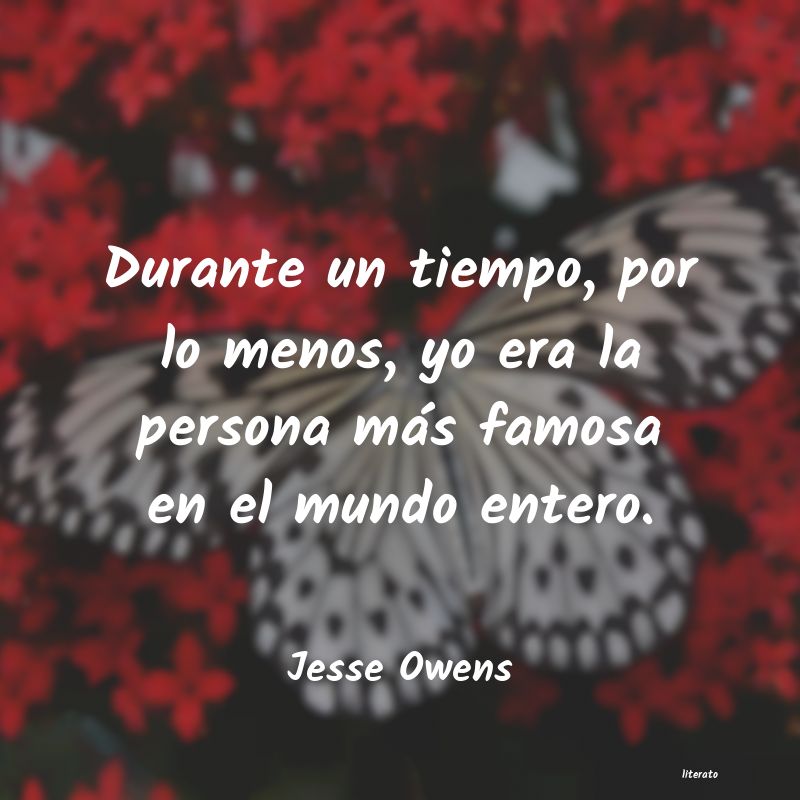 frases de Jesse Owens
