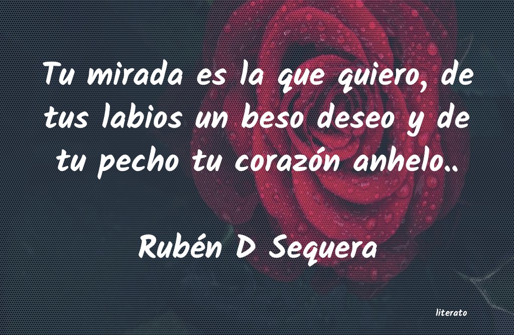 frases de Rubén D Sequera