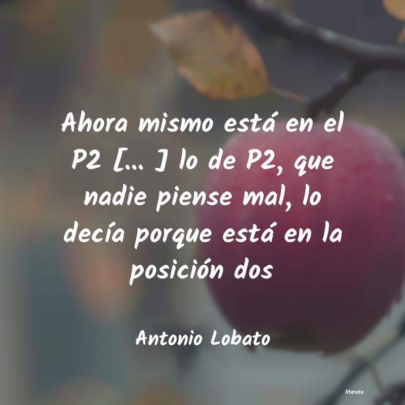 Frases de Antonio Lobato