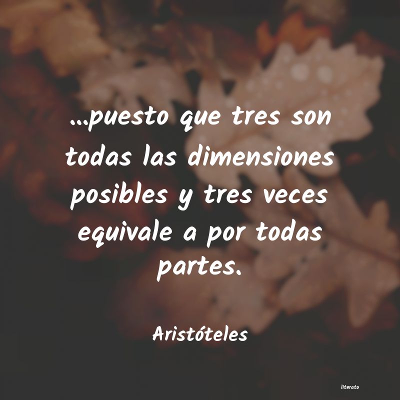 Frases de Aristóteles