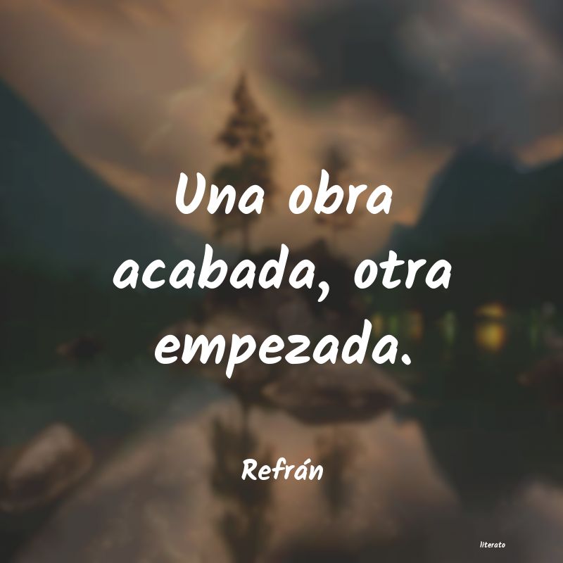 Frases de Refrán