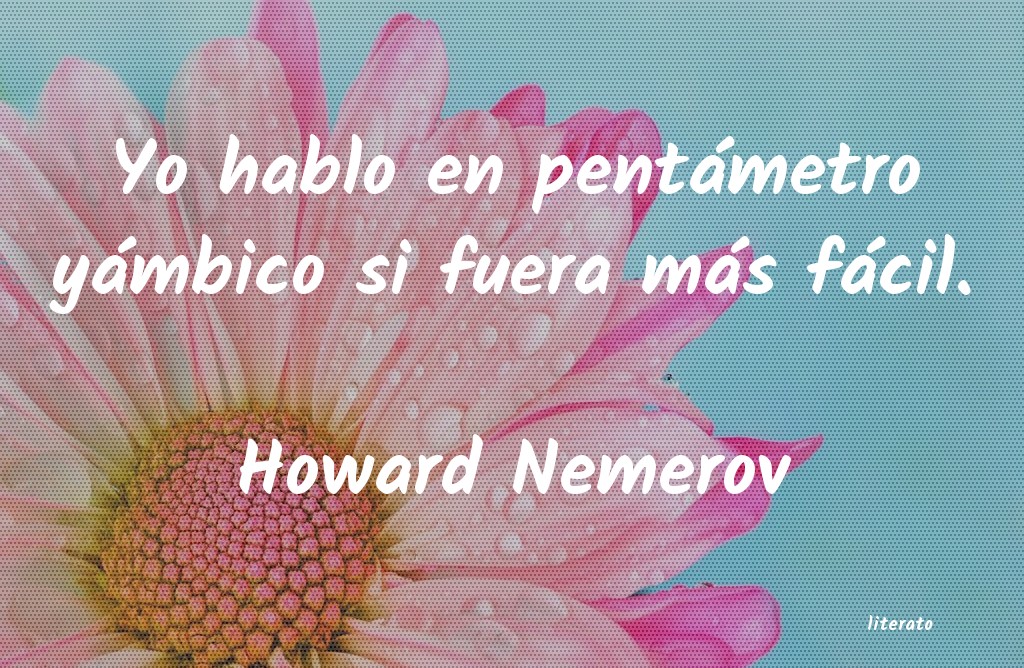 Frases de Howard Nemerov