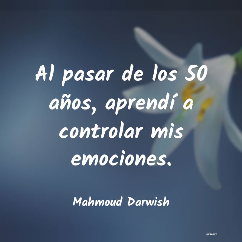 frases de Mahmoud Darwish
