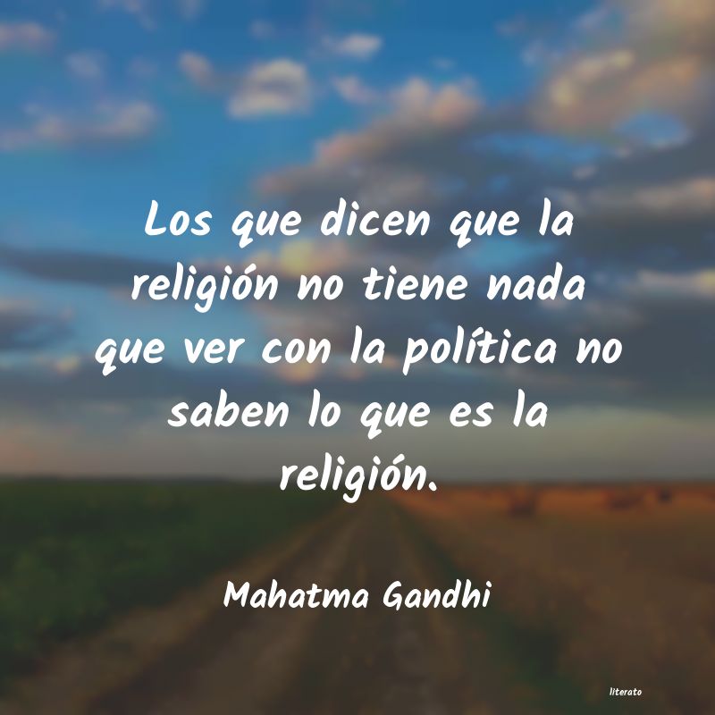 Frases de Mahatma Gandhi