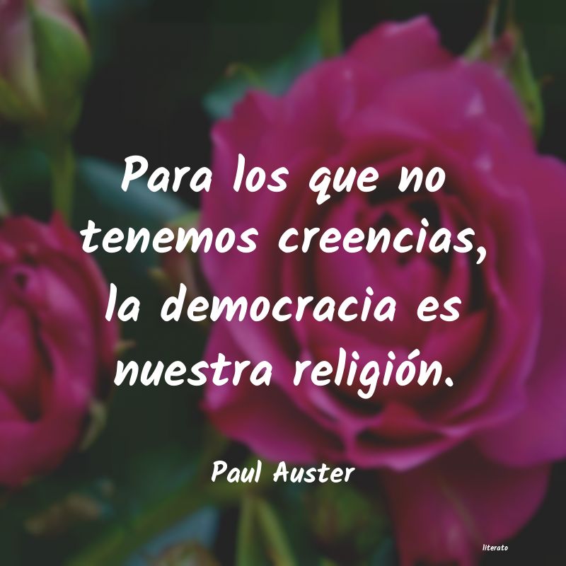 Frases de Paul Auster