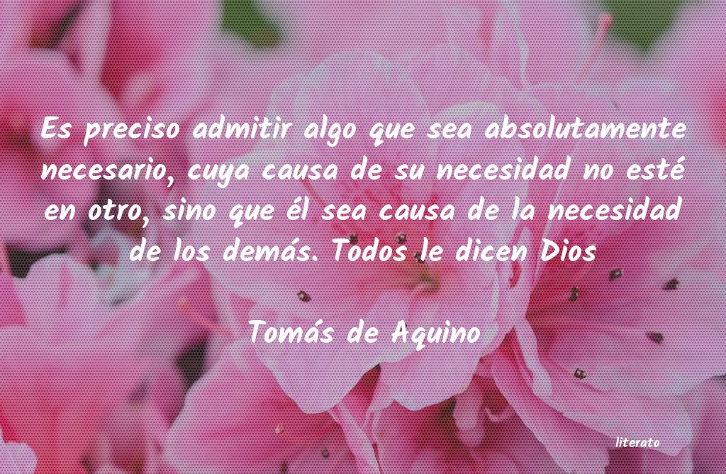 Frases de Tomás de Aquino