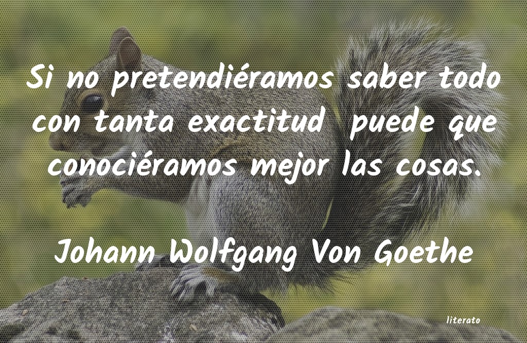 Frases de Johann Wolfgang Von Goethe