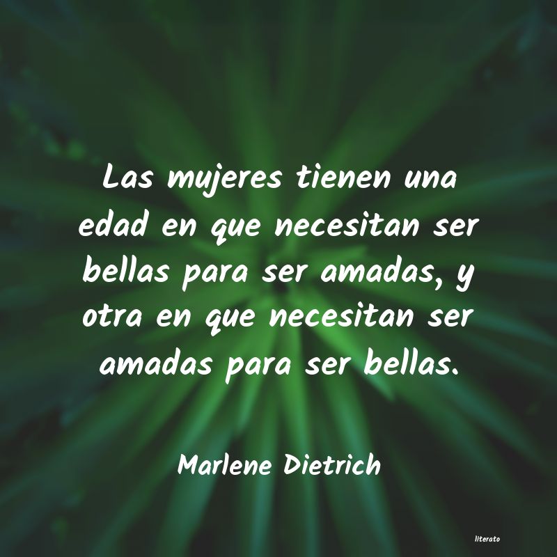 frases de Marlene Dietrich