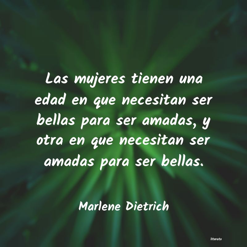 Frases de Marlene Dietrich