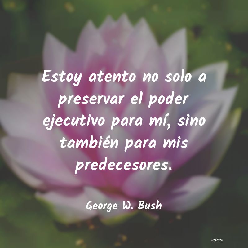 frases de George W. Bush