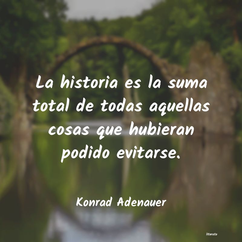 Frases de Konrad Adenauer