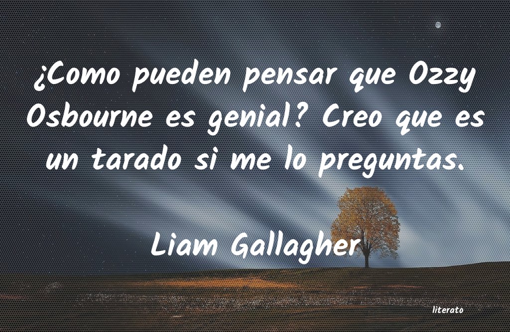 Frases de Liam Gallagher