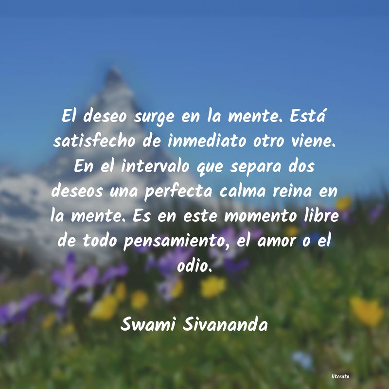 frases de Swami Sivananda