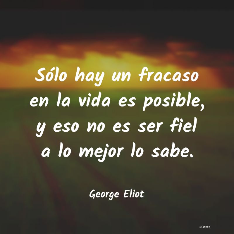 Frases de George Eliot