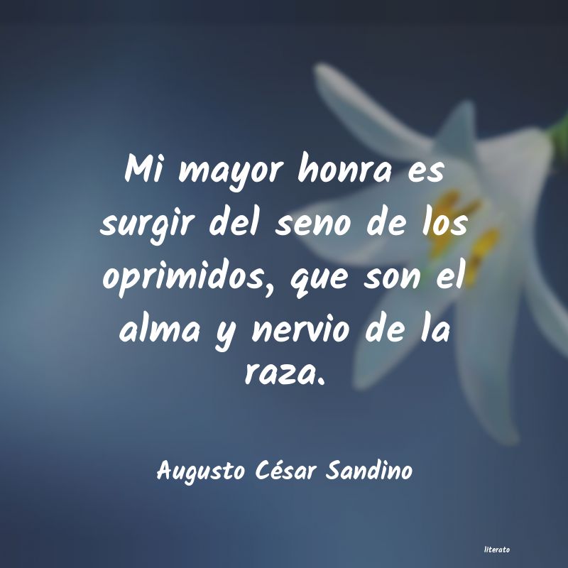 Frases de Augusto César Sandino