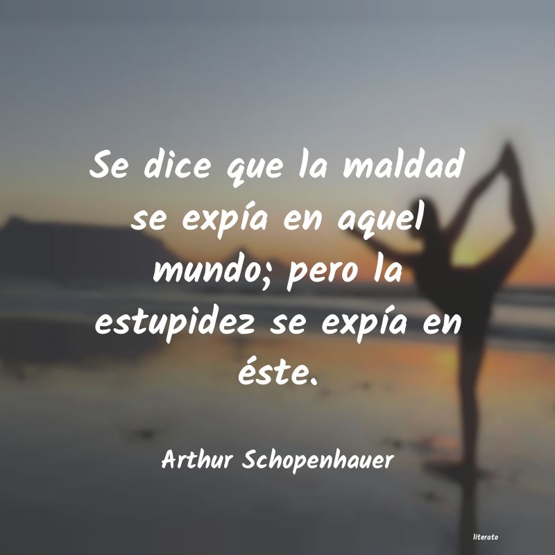 frases de Arthur Schopenhauer