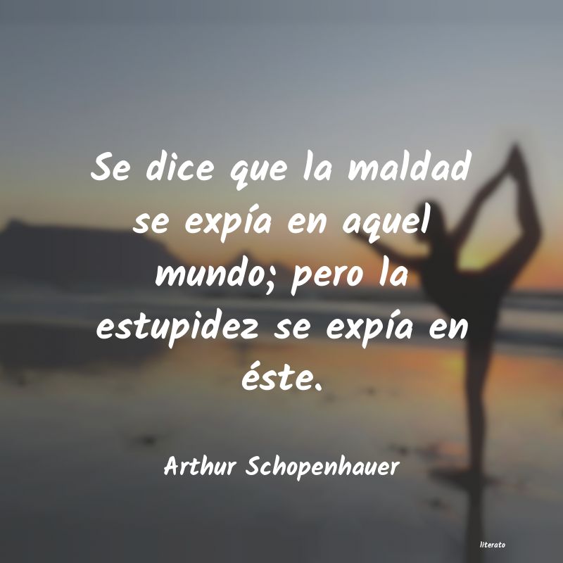 Frases de Arthur Schopenhauer