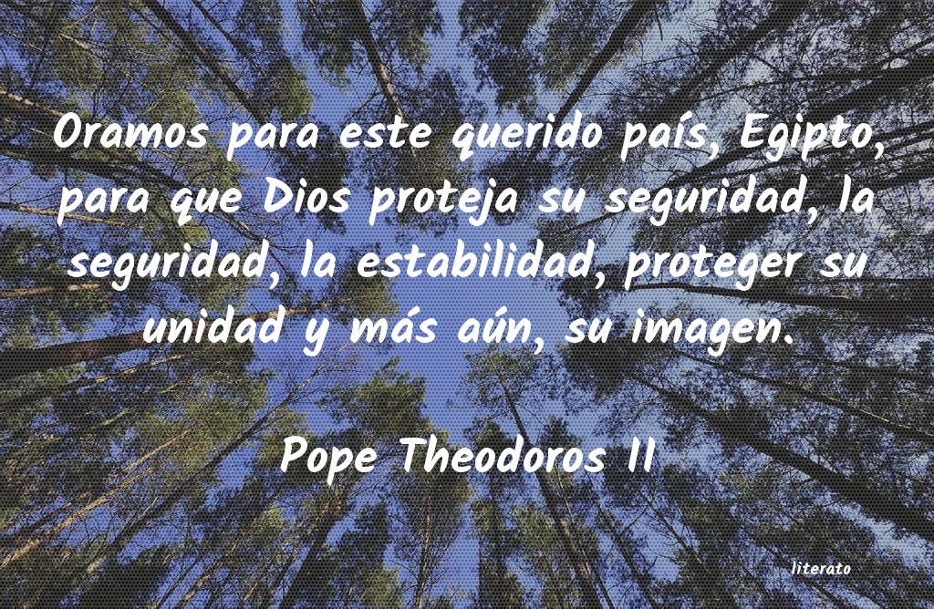 frases de Pope Theodoros II