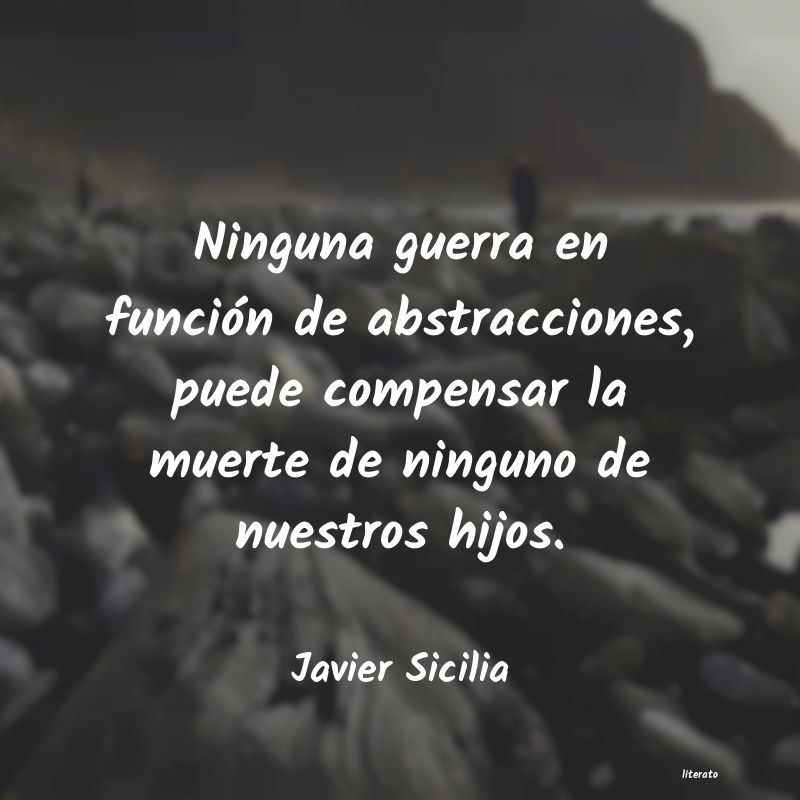 Frases de Javier Sicilia