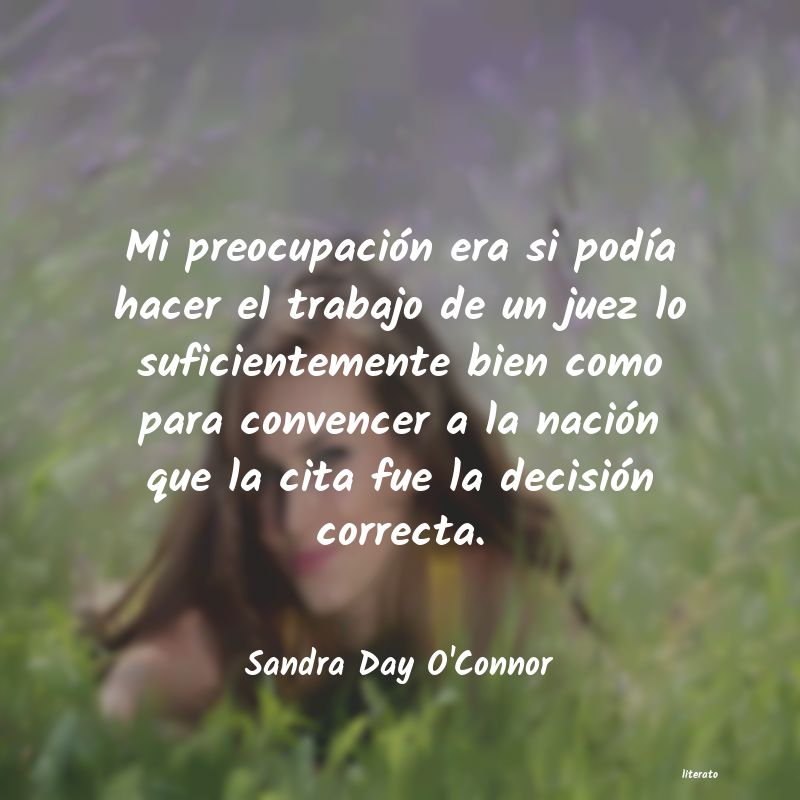 frases de Sandra Day O'Connor