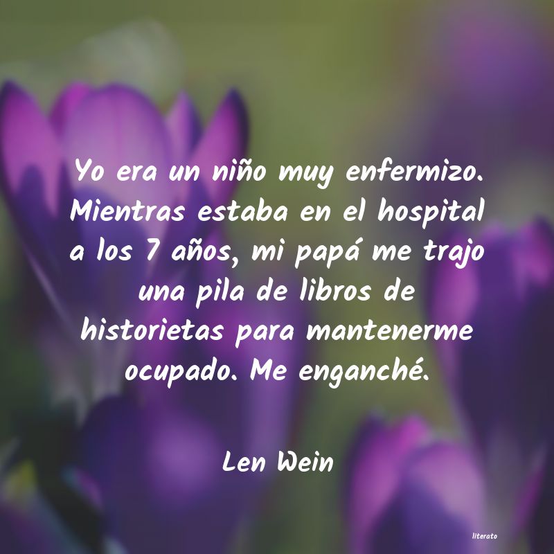 frases de Len Wein