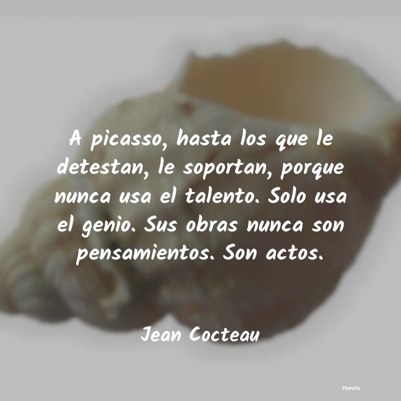 frases de Jean Cocteau