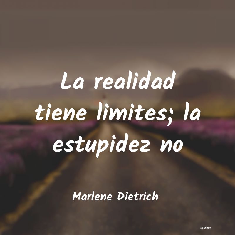 frases de Marlene Dietrich