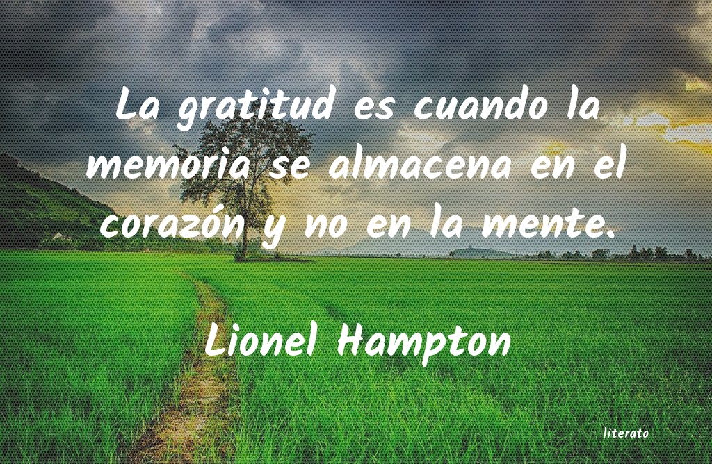 frases de Lionel Hampton