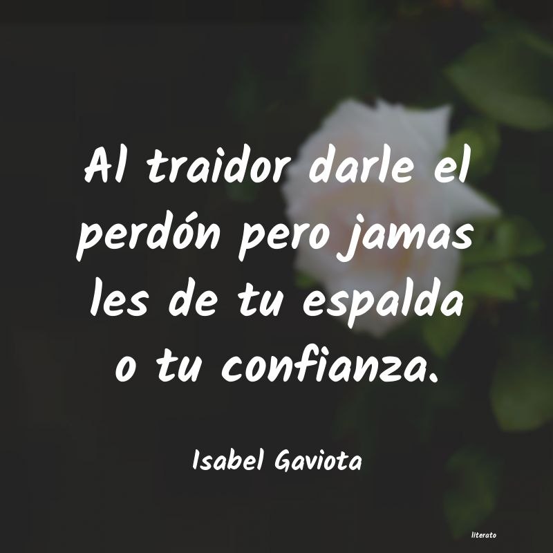 frases para un traidor
