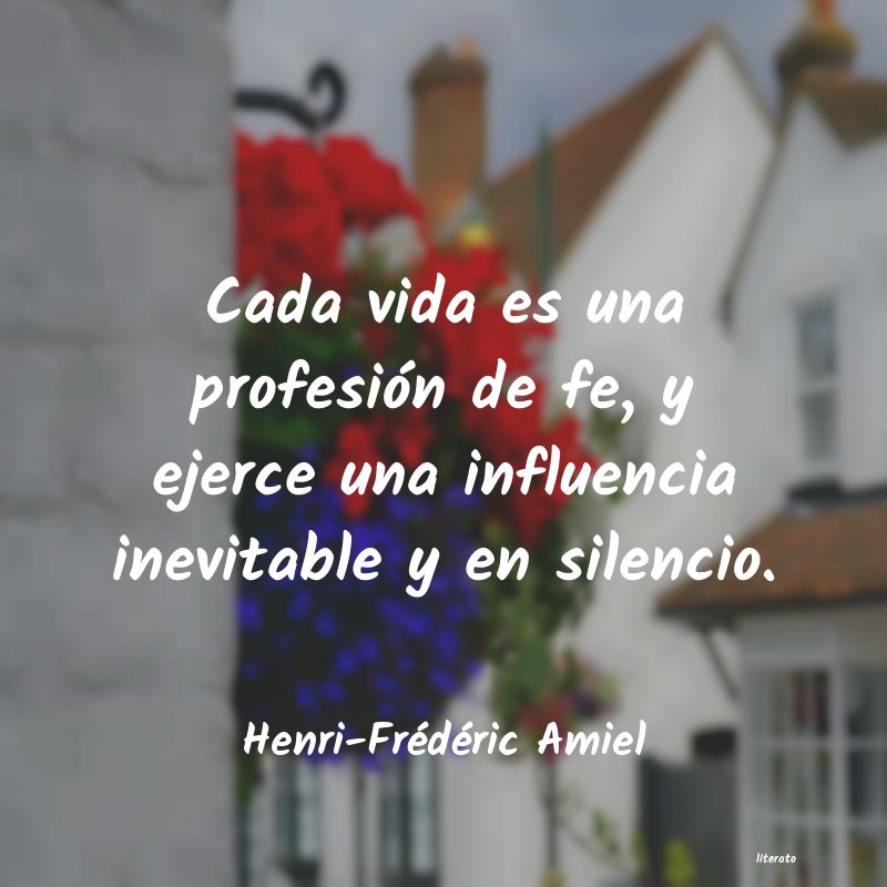 Frases de Henri-Frédéric Amiel