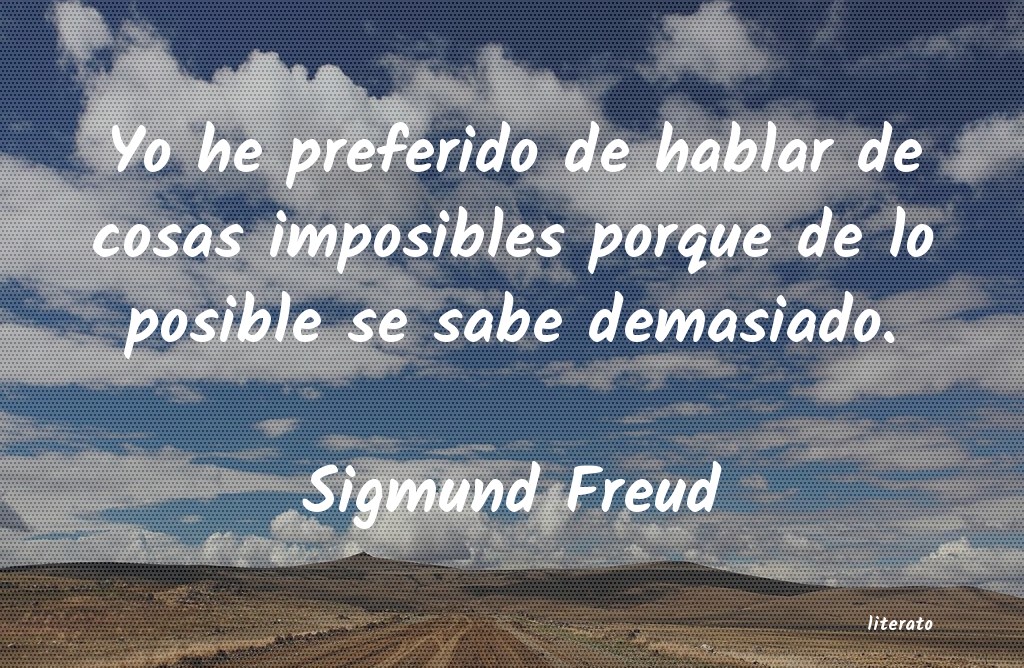 Frases de Sigmund Freud