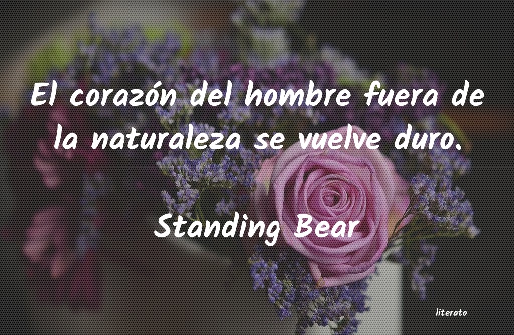 frases de Standing Bear