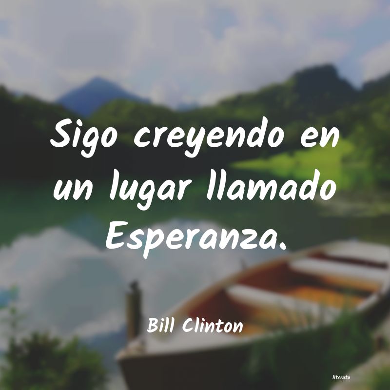 frases de Bill Clinton