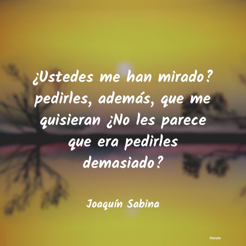 frases de JoaquÃn Sabina